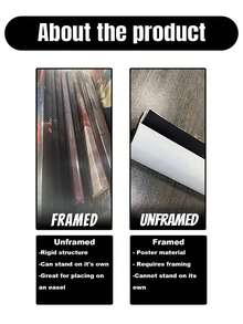 Custom Photo Canvas| Upload Your Own Picture To Create Handmade-Style Framed Poster - Modern/Classic/Altro Style Wrap-Around Frame - Vertical Wedding, Anniversary, Valentine'S Gift - Custom Family Portrait & Picture Wall Art - Multicolor - View 9