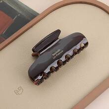 女士醋酸纤维加厚豹纹发夹，优雅春日气息发饰发爪