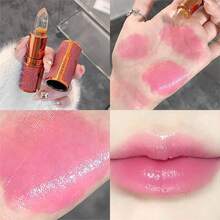 1pc Moisturizing Long-Lasting Non-Sticking Cup Color Changing Lip Balm For Lip Care And Cracked Prevention - Honey - Xem 3