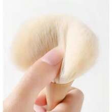 Slim Waist Powder Brush, Wooden Makeup Brush, Minimalist Japanese Style Powder Brush For Nail Art Powder - Multicolor - View 3