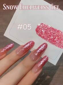 12毫升 冬春美甲 雪绒花 白色 蓝色 粉色 红色 闪粉凝胶指甲油 2026 全效美白 流行白色闪光 新年亮片 情人节美甲 适用于美甲沙龙 家用DIY美甲 美甲用品 - 彩色 - 查看 8