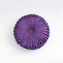 1个现代南瓜图案靠垫，圆形抱枕/座椅垫/腰枕，适用于客厅沙发卧室装饰，多种颜色可选 - 彩色 - 查看 14