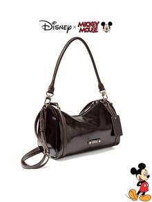 官方授权女士商务休闲包 - 新款简约复古波士顿单肩包，日式保龄球风格设计，大容量，轻松展现街头时尚魅力 - 彩色 - 查看 7