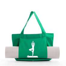 1个瑜伽普拉提垫包帆布手提袋户外运动器材旅行瑜伽垫单肩包 - 彩色 - 查看 27