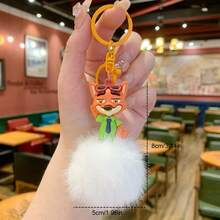 Disney Zootopia 2 Plush Keychain, New Cute Cartoon Doll Party Decoration, Adorable Anime Backpack Pendant, Fashionable Portable Accessory, Multifunctional Zootopia Themed Car Charm, DIY Girlfriend/Couple/Valentine's Day/New Year Gift, Small Accessory Keychain Bag - Multicolor - View 5