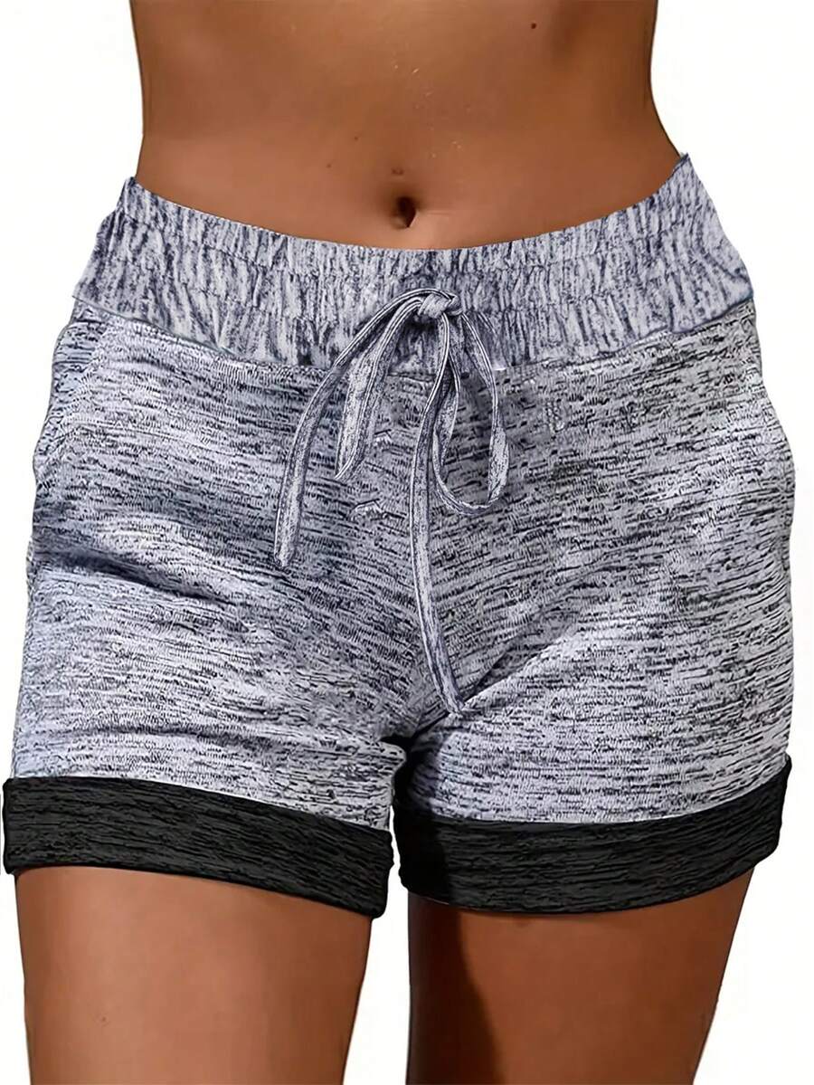 European And American Style Women Fashion Slim Sexy Ombre Beach Shorts - Grey - View 1