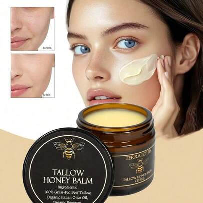 Mantequilla 100% orgánica sin azúcar de ganado alimentado con pasto, crema facial/humectante/loción corporal batida, apta para piel sensible