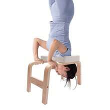 SanBouSi Yoga Headstand Stool Modern Yoga Bench Yoga Headstand Bench Invert Chair - 白色 - 查看 10