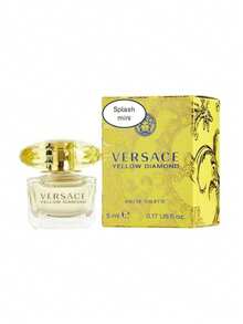 Versace Yellow Diamond Mini Eau De Toilette – Floral Citrus Scent, 0.17 Oz, For Women - 花卉印花 - 查看 1