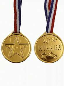 9 قطعة/مجموعة ميداليات كرة القدم للجوائز، ميداليات بطراز معدني لرياضة كرة القدم - متعدد الألوان - مشاهدة 6