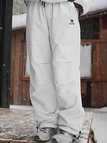 CAMEL CROWN Pantaloni invernali da donna resistenti al freddo, imbottiti e foderati in pile, pantaloni da trekking idrorepellenti - Grigio Ghiacciaio - Visualizzare 2