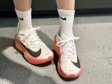 Nike Men's Zoom Fly 6 Road Running Shoes - White Orange - View 6