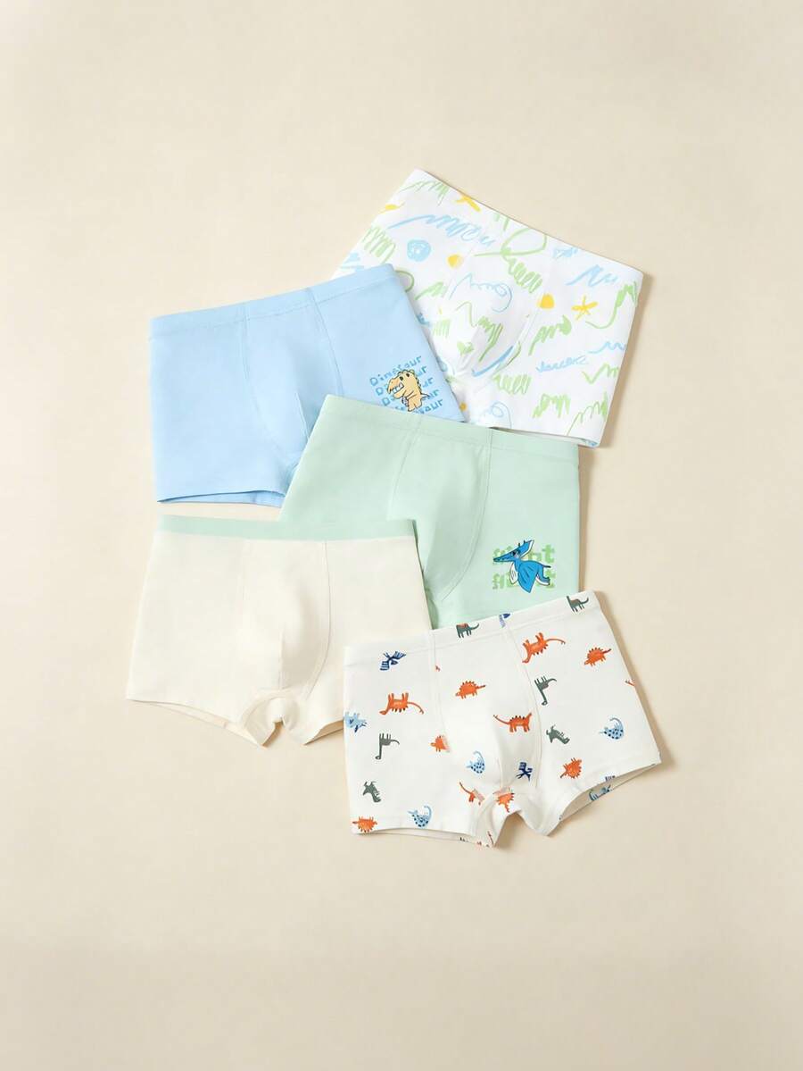 mini bala 5pcs/Pack Boys' Soft Breathable Comfortable Seamless Briefs