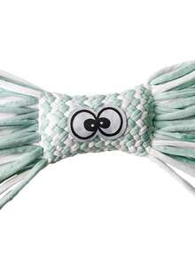 Cotton Rope Dog Chew Toy, Durable Bite-Resistant Dental Cleaning Interactive Pet Toy - Multicolor - View 7