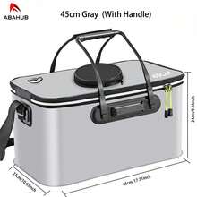 ABAHUB EVA Foldable Thickened Fishing Box, Multi-Functional Handheld Fishing Gear Storage And Fish Bucket. - Multicolor - View 15