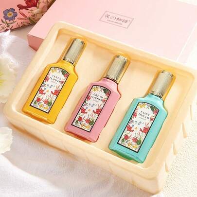 Set de perfumes con fragancia floral, perfumes florales, variados aromas, set de regalo para mujeres, adecuado para regalar o uso personal, fragancia elegante y atemporal, perfecto para todas las ocasiones