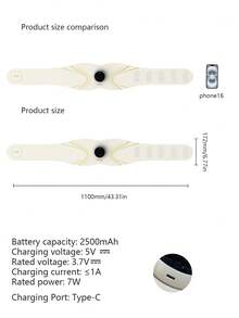 Waist & Abdomen Massage Belt, Fitness EMS Pulse Microcurrent Heating Compression Massage Belt, 8 Mode Settings And 16-Level EMS Intensity Heating Belt, 2-In-1 Full Body Shaping Therapy, Wireless Full Body Waist Slimming Smart Electric Abdominal Massager, For Weight Loss And Fat Burning EMS Massage - Multicolor - View 9