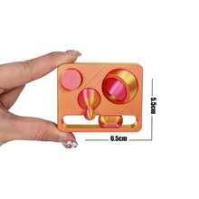 1pc 3D Printed 4 In1 Finger Fidget Toy Infinite Push Toy, Hand Spinner Fidget Cube Puzzle Toy, Multifunction Fidget Pad Stress Relief Toy - 4-in-1 Finger Fidget Toy - View 21