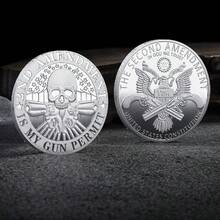 1pc Lucky Clover Commemorative Coin Elephant Coin Antique Silver Relief Commemorative Medal - Gold - View 14