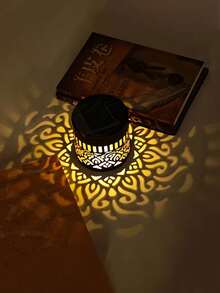 4pcs Solar Powered Wrought Iron Projection Wall Lights - Laser Cut Shadow Art, Suitable For Outdoor Use, IP65 Waterproof, Garden Facade Decor, 120° Beam Angle