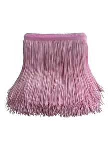 2 Yards Tassel Lace Trim, Sewing Accessories, Fringe, Latin Dance Costume Tassel, DIY Clothing Supplies, Crafts, Home & Garden - Multicolor - View 5