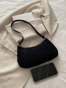 New Fashionable Leopard Print Handbag & Shoulder Bag, Suitable For Parties, Outings, Vacations, Shopping And Daily Use, Can Store Coins, Phones, Also Suitable As A Work Bag For Office Ladies, College Students And Working Women, Elegant Ladies Bag - Black - View 5