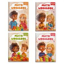 Math Workbook Practice Series, Early Number Skills And Basic Arithmetic Exercises, Hands-On Counting, Simple Operations And Logic Activities, Friendly Illustrated Pages, Build Confidence, Accuracy And Focus - Math Workbook - View 1