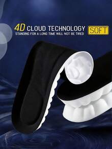 4D动态足弓支撑鞋垫，超强缓冲记忆海绵和吸震凝胶，有效缓解压力并具有防臭技术，适用于跑步、徒步、工作等运动，提供舒适的鞋垫，即使长时间站立也能保持舒适。运动、户外、旅行、健身必备（男女通用，多种尺码）。保暖、闺蜜节、宠物、嘉年华、鞋履、春夏精选。 - 藍色 - 查看 3