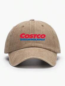 Costco Wholesale Vintage Washed Baseball Cap - Printed Logo Adjustable Hat - Color 1 - View 1