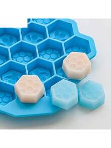 1pc Honeycomb Bee Silicone Mold, Suitable For Making Candles, Soaps, Clay And Other DIY Handmade Gifts - Easy Demold, Flexible And Durable, Can Be Used To Make Creative Handmade Soaps, Also Suitable As Wedding Gifts, Candle Mold - Multicolor - View 7