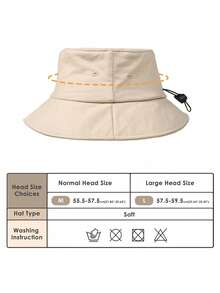 Unisex Bucket Hat, Summer Beach Sun Hat, Fashionable, UPF 50+ Sun Protection, Foldable Travel Beach Hat - A - View 7