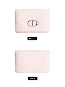 Christian Dior Pink Cotton Padded Makeup Bag. Makeup Bag, New Fashion Bag. Portable Coin Purse Storage Bag. Soft And Comfortable Texture. Ideal For Holiday Gifts. - Pink - View 8