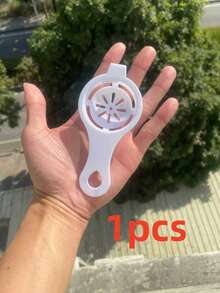 白色塑料蛋清分离器/蛋黄分离器/蛋清滤网，家用鸡蛋工具，烹饪烘焙工具，厨房小工具 - 白色 - 查看 10