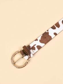 1件豹纹时尚女士搭扣腰带，百搭时尚外套腰带，复古优雅西部风格，适合搭配裤子和外套，是学生、年轻男女街头服饰、情人节派对、晚宴和嘉年华的理想之选。 - 多色 - 查看 9