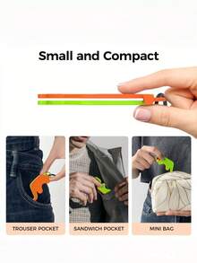 1pc Creative Portable Cartoon Elephant Desk Phone Holder, Foldable Slouchy Keychain Phone Stand, Plastic Dopamine Keychain Elephant Phone Holder, Desk Top Cute Cartoon Slouchy Phone Stand - Multicolor - View 5