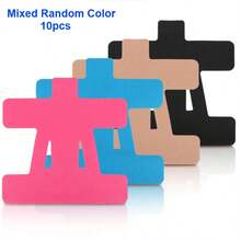 10pcs Pre-Cut Shoulder Kinesiology Tape - Breathable, Elastic, Waterproof Muscle Support Tape For Stability And Sports Recovery - Flexible And Durable, Suitable For Professional Sports And Body Relaxation, Flexible Material Strips - Multicolor - View 13