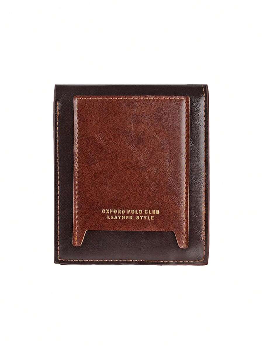 | Cartera Para Caballero Billetera Formal Casual Uso Diario Portafolio Hombre De Bolsillo Tarjetero Color Café Oscuro Ocw001,40362414 - Multicolor - Ver 1