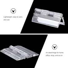 TEHAUX 10 bisagras, bisagras de acrlico transparentes para armarios y cajas de joyera (4535 mm) - como se muestra en la figura - Ver 4
