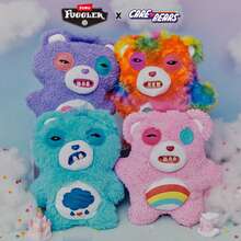 Spin Master FugglerXCare Bears Funny Ugly Monsters, 9-Inch Plush Toy, Cheer Bear/Togetherness Bear/Grump Bear/Share Bear Soft Toy, Stuffed Animal With Human-Like Teeth, Collectible Dolls For Kids, Teens, Adults - Share Bear - View 5