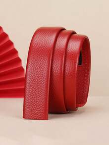 1条男士商务休闲字母自动扣皮带，红色皮带配金色字母扣，红色象征好运，是送礼佳品。 - 彩色 - 查看 13