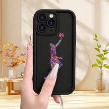 Funda de Teléfono con Impresión de Baloncesto Creativa y Colorida para iPhone 15 14 13 12 11 XS XR X 7 8 Plus Pro Max Mini - Colores mixtos - Ver 9