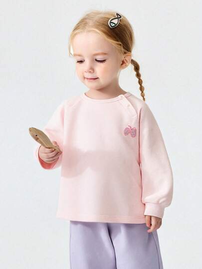 mini bala 2pcs Baby/Toddler Unisex Long Sleeve T-Shirts, Soft, Lightweight, Breathable, Outdoor Style, Spring 2026 Collection