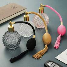 1个3.38盎司流苏香氛扩散瓶，喷雾瓶，车载香氛瓶，玻璃空瓶，奢华香氛喷雾器，家居浴室装饰，秋季装饰，返校季装饰 - 彩色 - 查看 4
