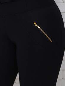 Women Leggings - màu đen - Xem 2