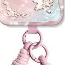 23毫米多色金属珐琅圆形弹簧扣开口吊坠，适用于钥匙链、手机挂绳、耳机盒及其他配件 - 彩色 - 查看 9