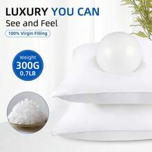 Set Of Four 14x14 Inch Pillow Inserts, White Square Throw Pillows For Stylish Home Decor And Comfort - Multicolor - View 2