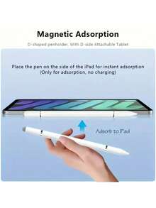 3-In-1 High Precision & Sensitivity Touch Screen Stylus Pen, Compatible With All Tablets And Smartphones, Black/White Colors, Battery-Free, Great Gift Gifts For Mother, Family, Friends, Birthday, Holiday - Multicolor - View 5