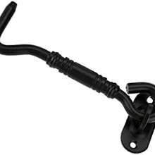 201 Gancho de cabina de acero inoxidable y pestillo de puerta con ojo, cerrojo puerta granero, pestillo de ojo de puerta pequeo con tornillo para ventana de puerta de cobertizo - como se muestra en la figura - Ver 10