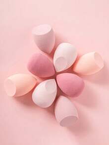 1pc Water Drop Makeup Sponge, Soft Foam Water Drop Sponge, Convenient For Makeup Blemish Correction, Reusable, Suitable For Concealer, Liquid Foundation, Travel, Holiday Gift, Work And Carry-On, Ideal For Makeup Enthusiasts, Affordable Christmas Gift Or Makeup Tool