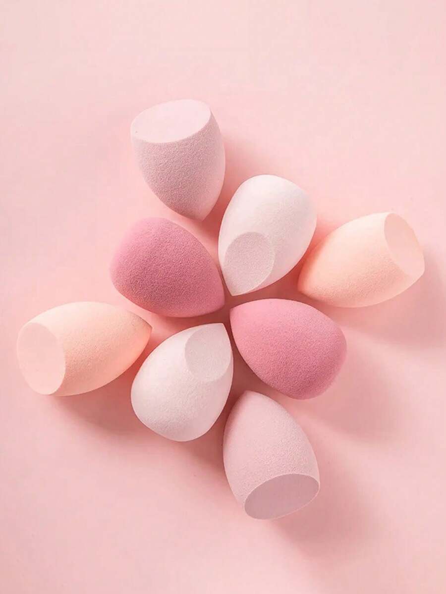 1pc Water Drop Makeup Sponge, Soft Foam Water Drop Sponge, Convenient For Makeup Blemish Correction, Reusable, Suitable For Concealer, Liquid Foundation, Travel, Holiday Gift, Work And Carry-On, Ideal For Makeup Enthusiasts, Affordable Christmas Gift Or Makeup Tool